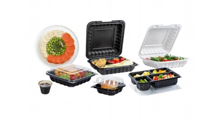Plastic Food Containers of Different Sizes & Shapes